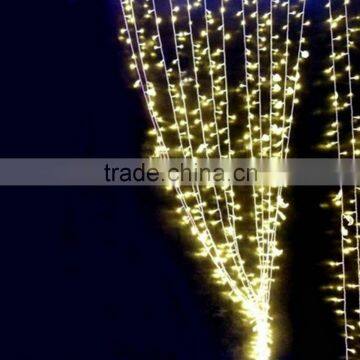 Fullbell twinkle Lighting Christmas Wedding Party net led lights white color