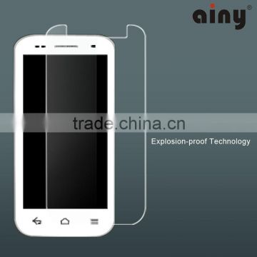 Ainy 2015 new products hot sale 9H 2.5D universal tempered glass screen protector for 4inch phone 0.33mm