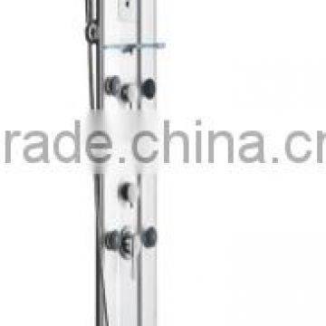 Cheap Multi-functional Shower Column With Aluminum-alloy Shower Panel