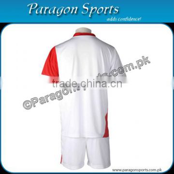 Red and White Soccer Uniform (Back Side)