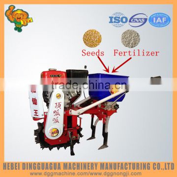 agriculture machinery by hand cultivator fertilizer seeder machine
