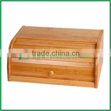 hot selling Bamboo bread bin with lid