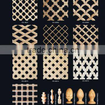 decorative wood beech wooden grid