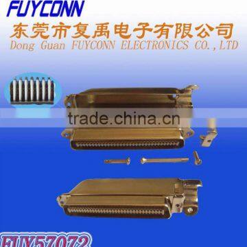 Amphenol 64 Way Centronic IDC Connector with Matel Cover Male Type