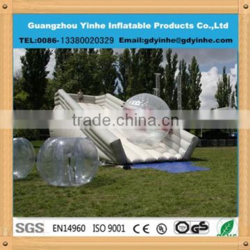 2015 inflatable zorb ramp for commercial use
