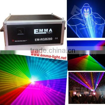 6000mW 6W 30K pps RGB Animation DMX 512 ILDA DJ Party Disco Club Bar Stage Effect Laser Lighting Free Shipping