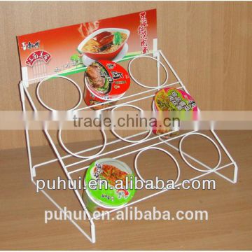 counter top fast noodle display stand