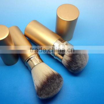 brush face,golden retractable nylon powder brush