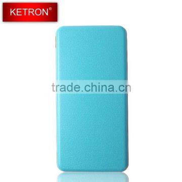 2014 New Design Actual Capacity 10400mAh Power Bank with LED Torch Dual USB Output