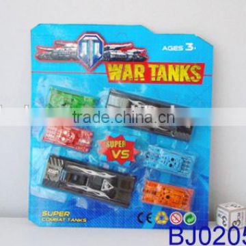 Cheap small plastic toy free wheel glider pop up army tank toy