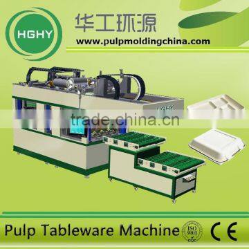 sugarcane tableware molidng machine virgin pulp plate making machine