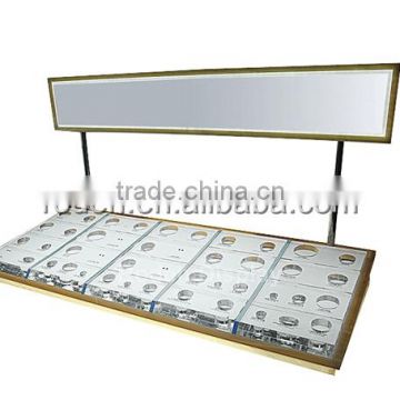 Hot Design High End Acrylic Cosmetic Store Display With Mirror