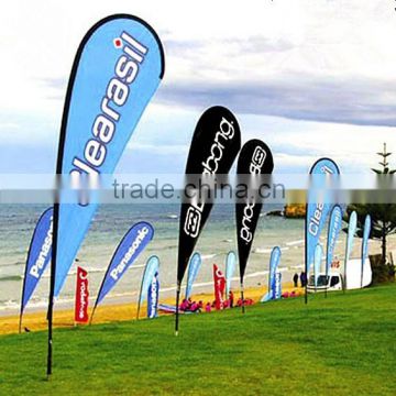 2.8m 3.5m 4.5m Outdoor Advertising teardrop banner flag stand