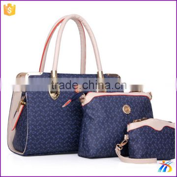 Alibaba waterproof 4pcs in 1 Set Tote Women Handbag