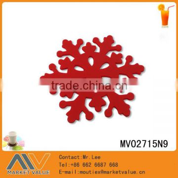 HOT SALE THE STYLES OF SNOWFLAKE SILICONE COASTER 