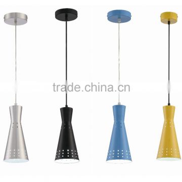 Various color pendant lamp with metal material