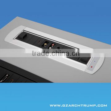 CE RoHS FCC Motorized Table Hidden Sockets for Conference System