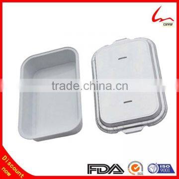 smooth wall airline coated aluminum foil container carboard lid