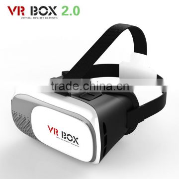 2016 Google Cardboard VR BOX Pro Version VR Virtual Reality 3D Glasses +Smart Bluetooth Wireless Mouse/Remote Control Gamepad