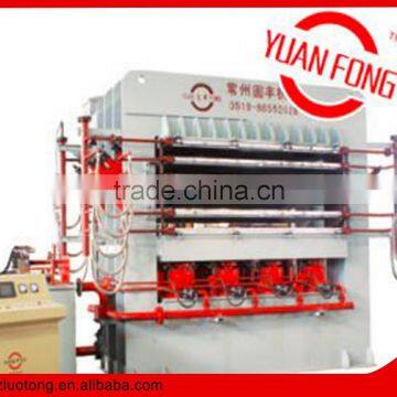 Laminating melamine paper press on plywood/partical board/mdf hot press machine