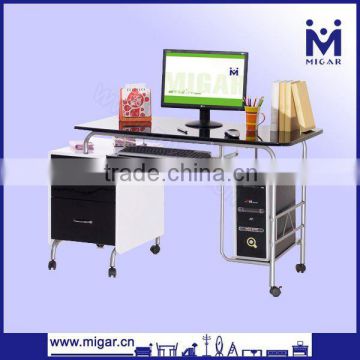 Mobile computer study desk with pullout key tray MGD-1382