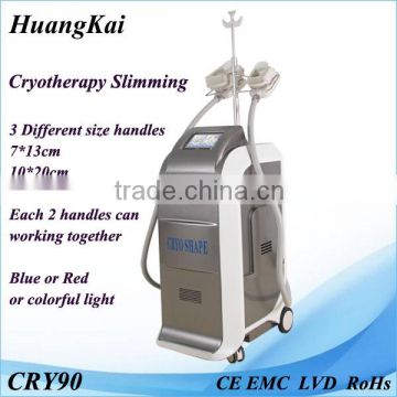 2015 hot selling cryo lipo 3 handles fat freeze machine_cryotherapy machine