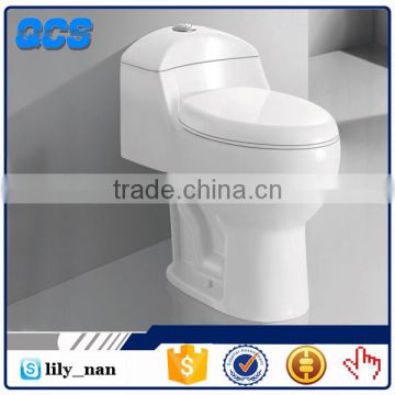 Hebei high quanlity jet-siphonic one piece dual flush bathroom ceramic toilet
