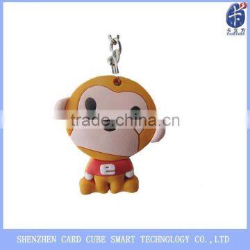 soft pvc contactless key fobs making manufacture,pvc cartoon key chain/keychain