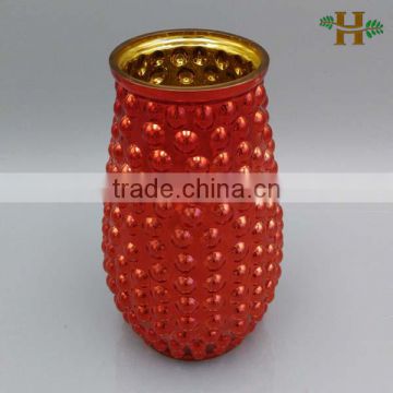 Hebei Factory Red Flower Vase Painting Designs