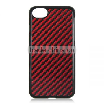 Best selling red carbon fiber mobile phone case back cover for iPhone7