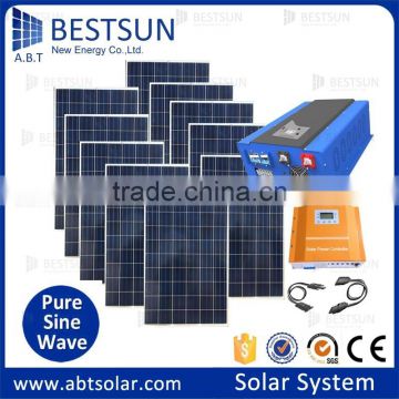 BESTSUN 10000w High Efficeiency and Lowest Price Poly 260 watt solar panel 10000 watt solar panel system