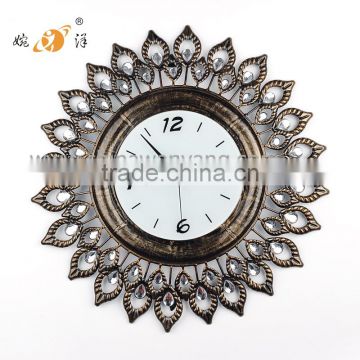 Antiquity large sun shaped wall watches clock