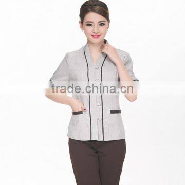 best price custom fashionable perfect fit hotel housekeeping uniforms wholesale