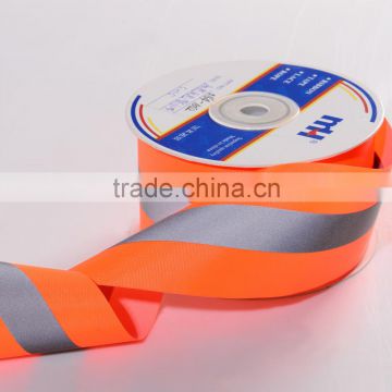 5 x 1.5cm Orange Reflective Safety Fabric Tape
