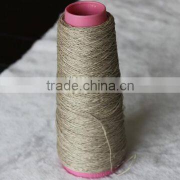 100% 24NM/1 long fiber weft spun Line yarn