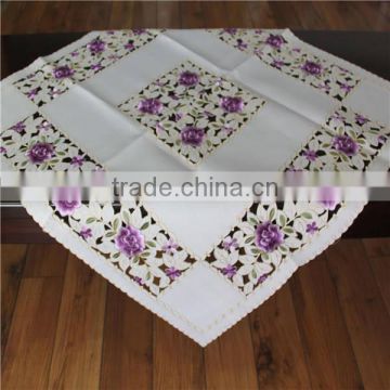 Flourishing embroidery dining table cloth