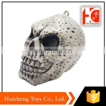 Helloween hot sale funny big head plastic skull for home decor