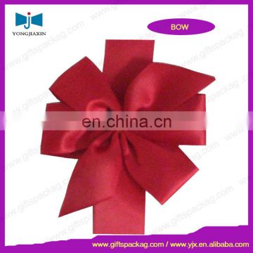 Big Glossy Satin Ribbons and Bows for Wedding Chair Decoration
