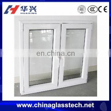 CE&CCC customized safety Glass Soundrproof pvc profile window