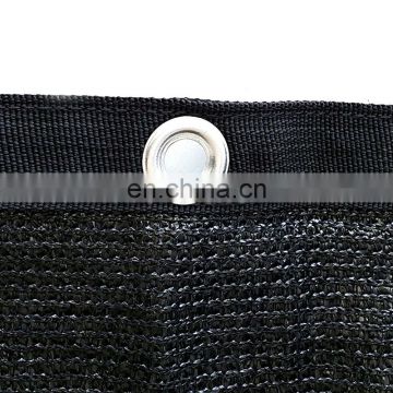 80% Black Shade Cloth Edge with Grommets Taped UV 12 ft x 6 ftprivacy fence screen