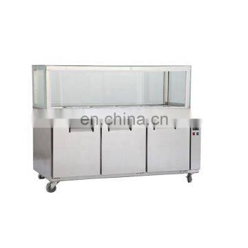 1800mm 3 Doors Refrigerator Freezer Single-Temperature Refrigerator