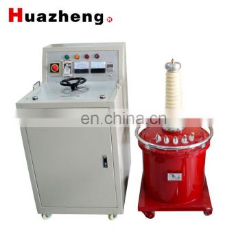 100 kv AC DC oil Immersed / Dry type / Inflatable HV Testing Transformer ac hipot tester