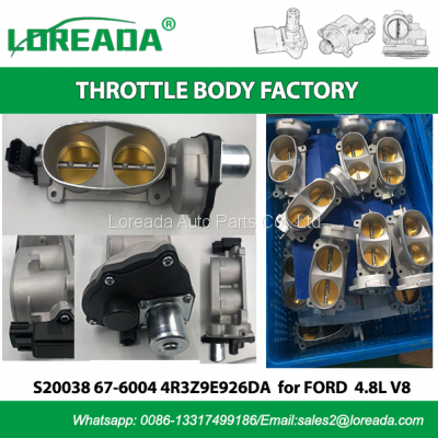 LOREADA Fuel Injection throttle body 4R3Z9E926DA, 7R3Z9E926AA, 9R3Z9E926A, 9R3Z9E926B 67-6004, AA1676004, S20038, TB-D20012, TB1023 for Ford mustang 4.8L V8