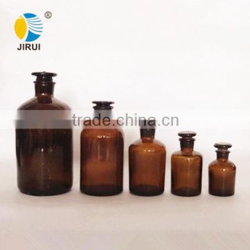 amber reagent glass bottles narrow mouth