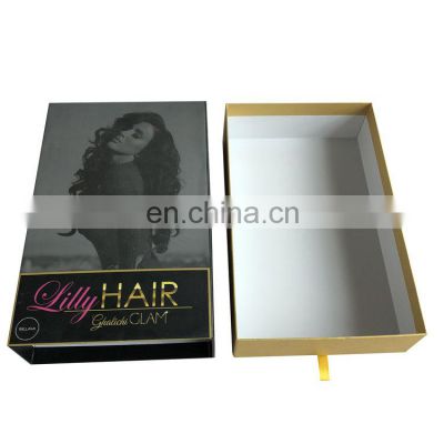 Cheap custom drawer box packing for hair extension packaging boxes