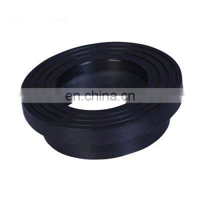 China plant output PE100 material hdpe pipe welding  stub end flange adaptor joined by butt fusion