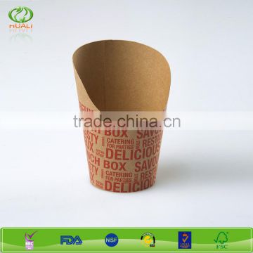 Bevel french fries cup
