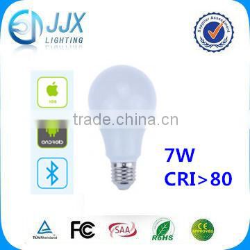hot selling 200-240V 7W LED bluetooth bulb with 2700-6500K
