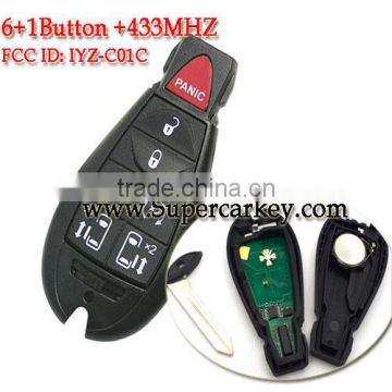 Best quality Genuie 6+1 Button Remote Fob (FCC:IYZ-CO1C) for Chrysler