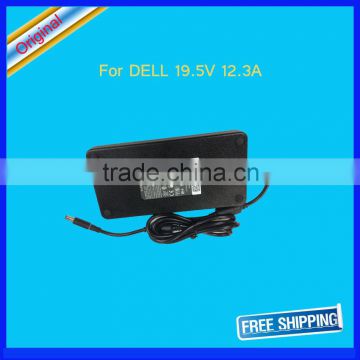 Hot sale Laptop adapter 19.5V 12.3A used for Dell M17x R1 R2 R3 7.4*5.0mm